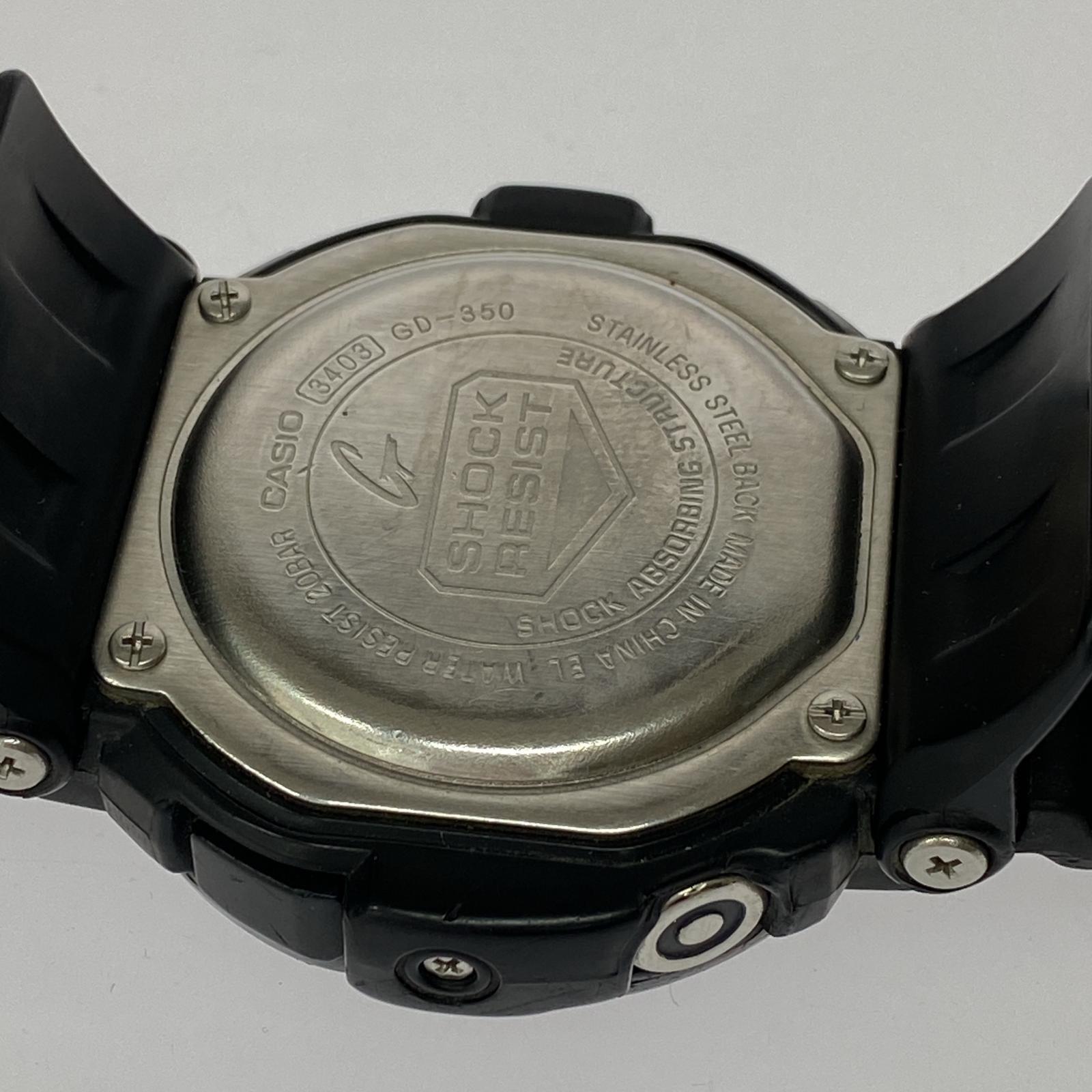 腕時計 G-SHOCK クォーツ腕時計/GD-350 ブラック
