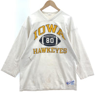その他トップス 80s頃 champion football tee 白 L L ホワイト