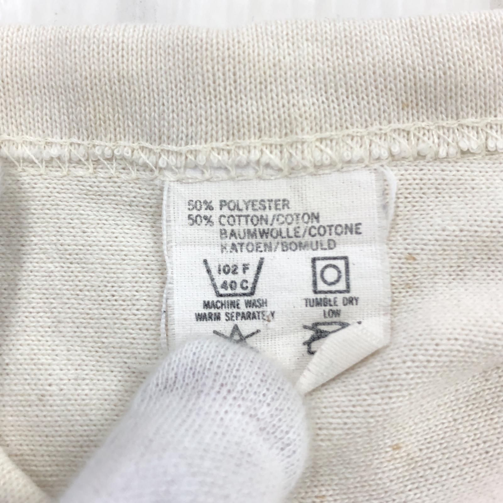 その他トップス 80s頃 champion football tee 白 L L ホワイト