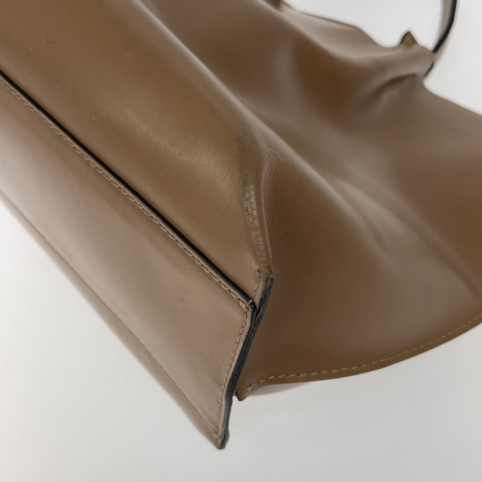 その他バッグ GIANNI CHIARINI レザーハンドバッグ ブラウン ブラウン