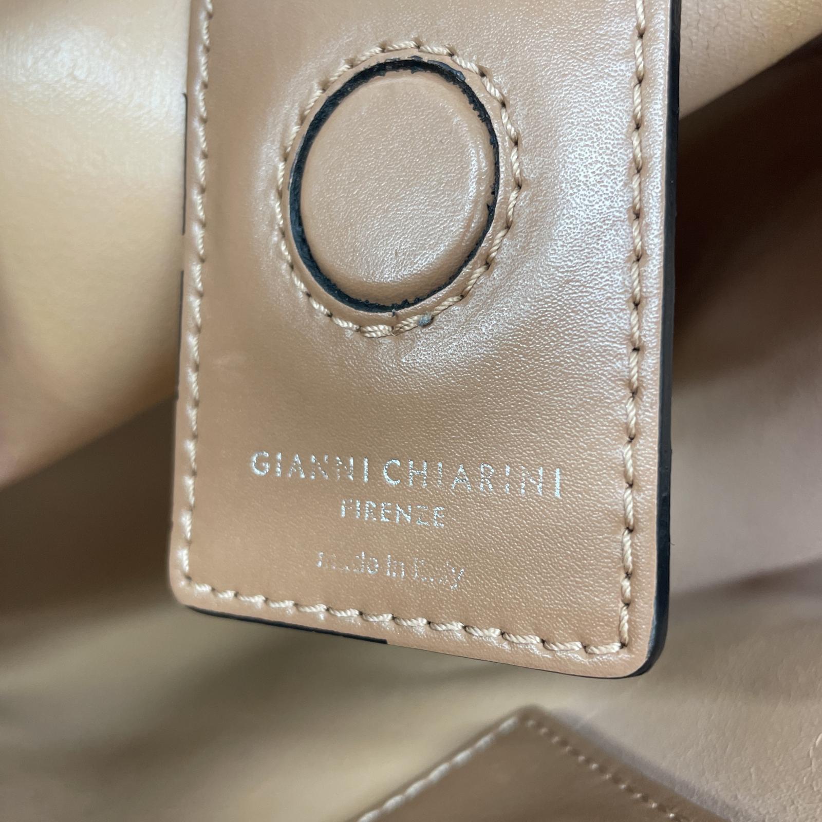 その他バッグ GIANNI CHIARINI レザーハンドバッグ ブラウン ブラウン