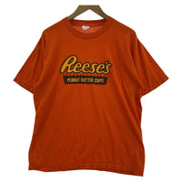 その他トップス 80S Reeses プリントTee オレンジ L L