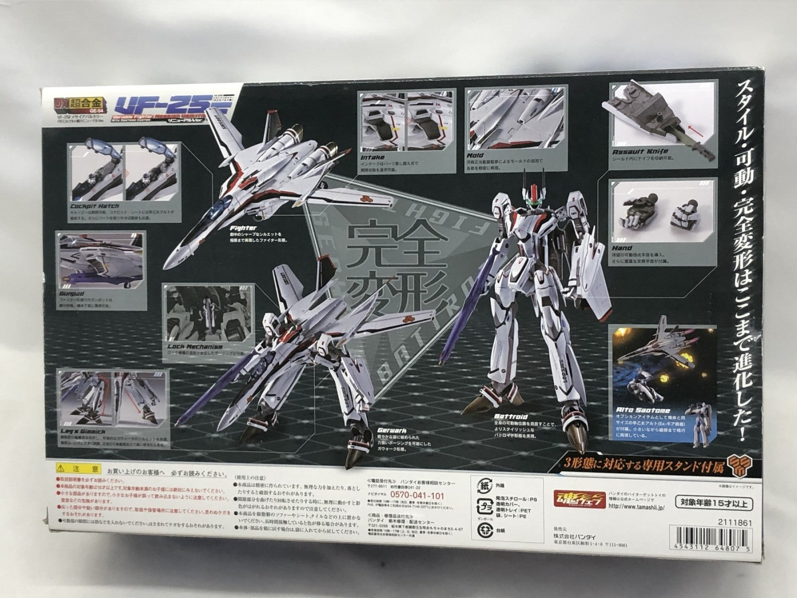 DX超合金 VF-25Fメサイアバルキリー (早乙女アルト機) フィギュア/グッズ