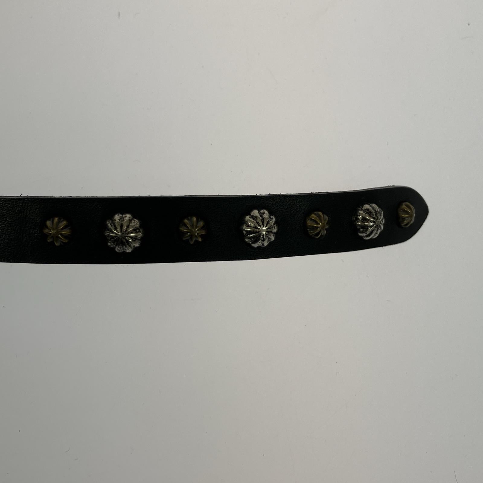 その他アクセサリー ONE OF A KIND ナロースタッズベルト BLK ブラック