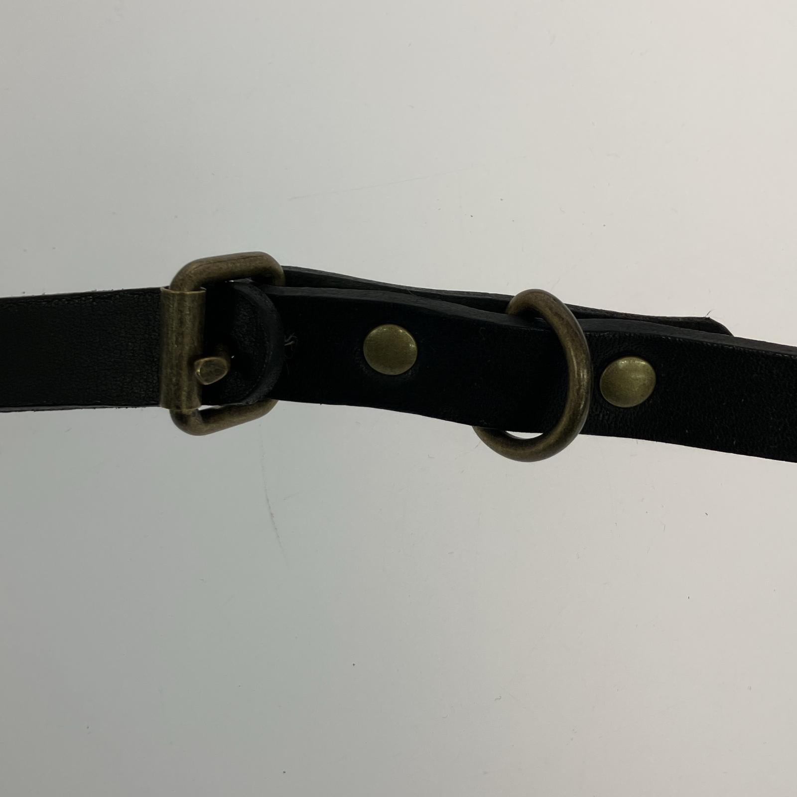 その他アクセサリー ONE OF A KIND ナロースタッズベルト BLK ブラック