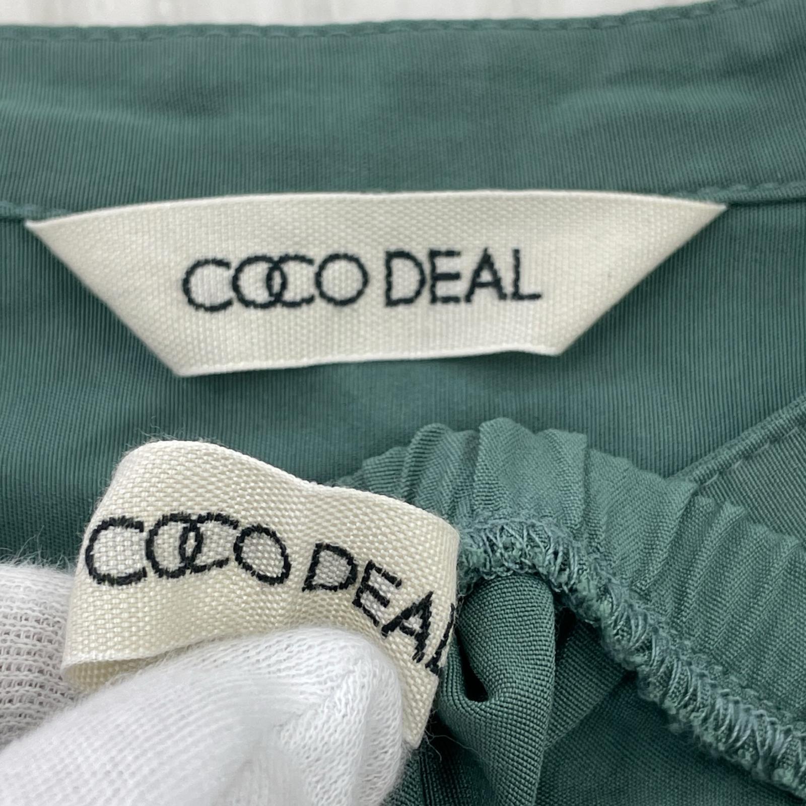 その他トップス COCO DEAL many way レーヨンL/Sブラウスセット グリーン 2 グリーン