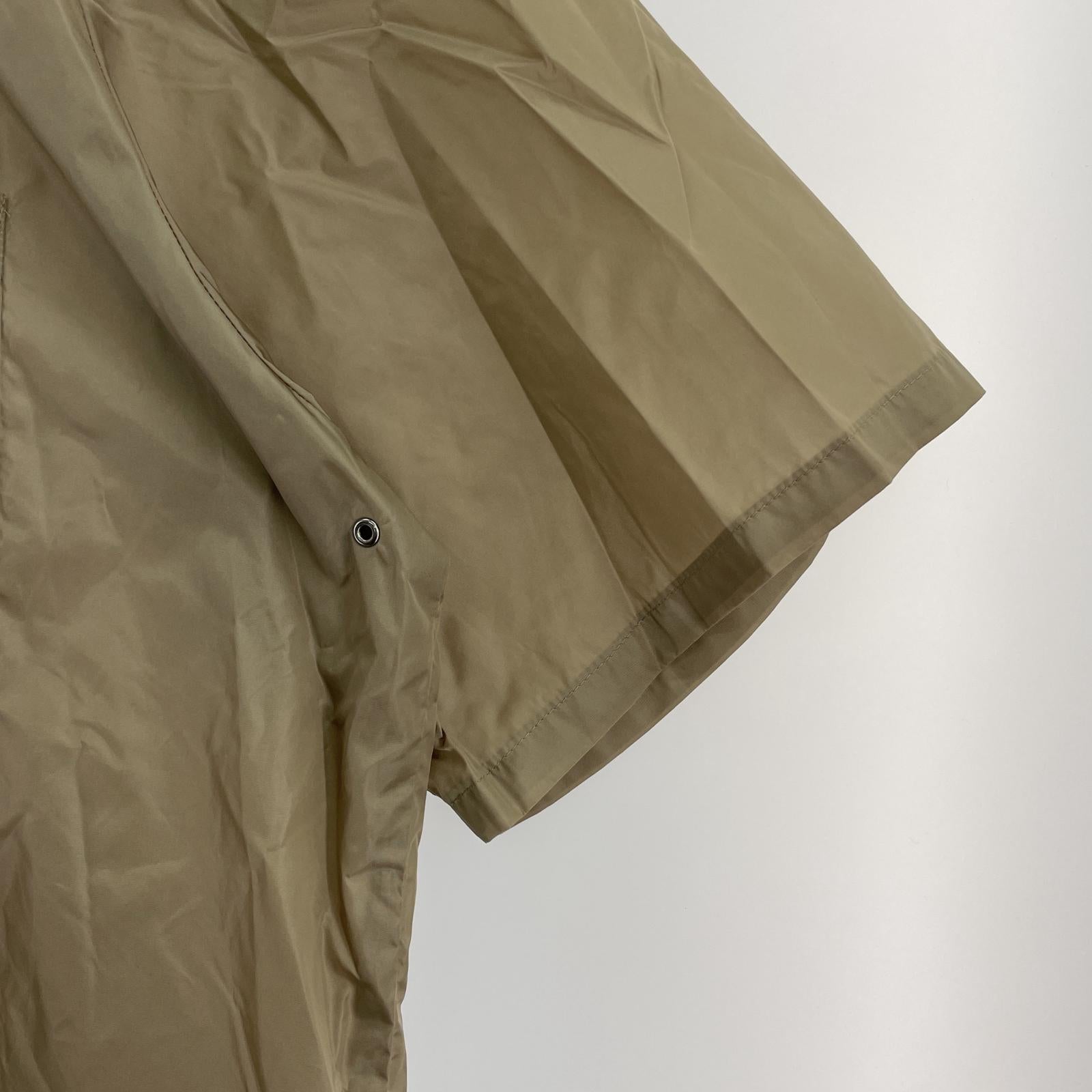 半袖シャツ LIMONTA NYLON S/S OPEN COLLAR BAGGY SHIRT カーキ (M) M ベージュ