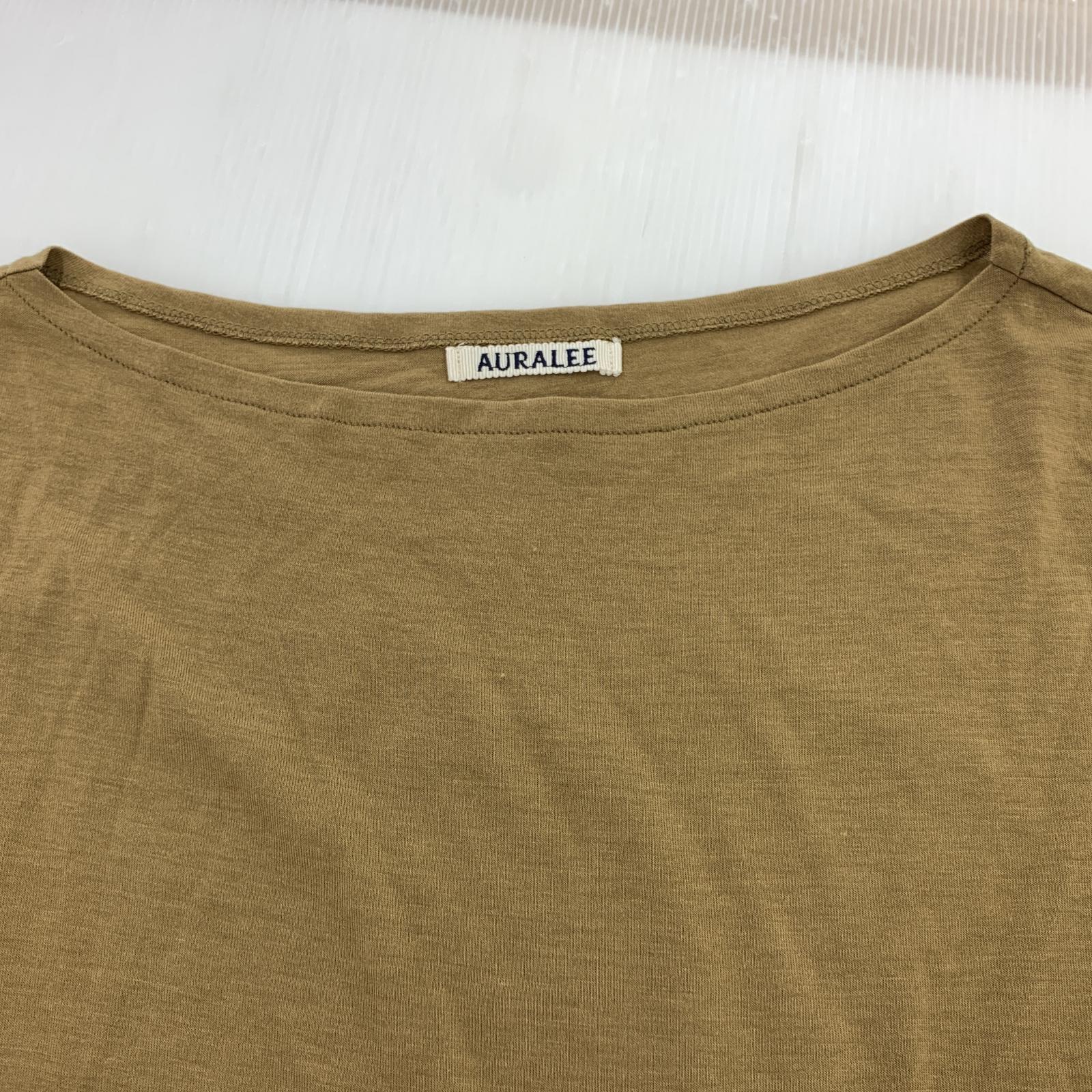 ワンピース AURALEE SUPER SOFT WOOL JERSEY ブラウン