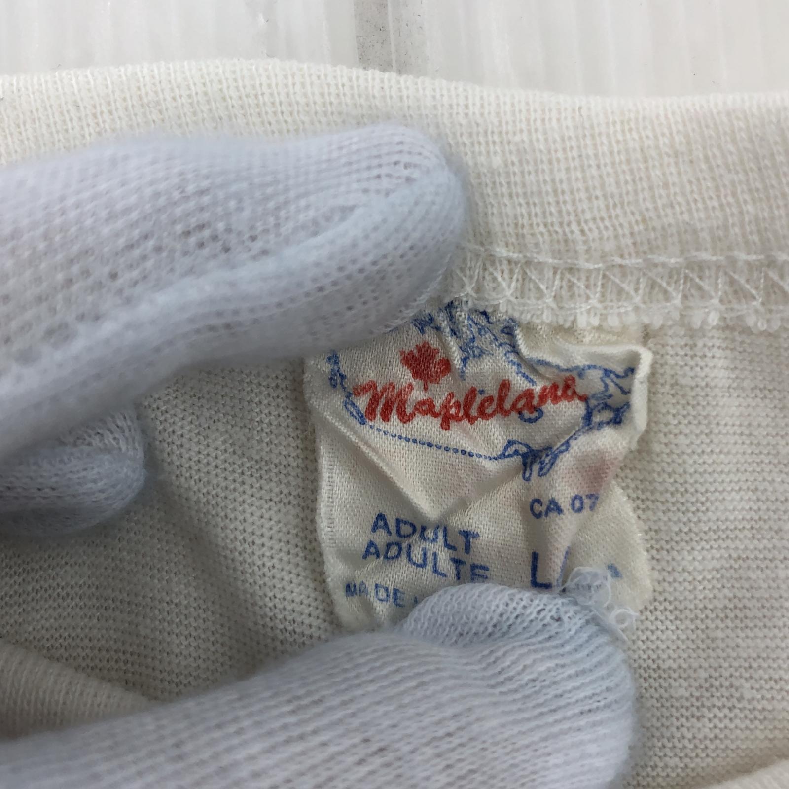その他トップス OLD・VINTAGE 1986 Vintage Kim Mitchell ツアーTシャツ 白 L L ホワイト