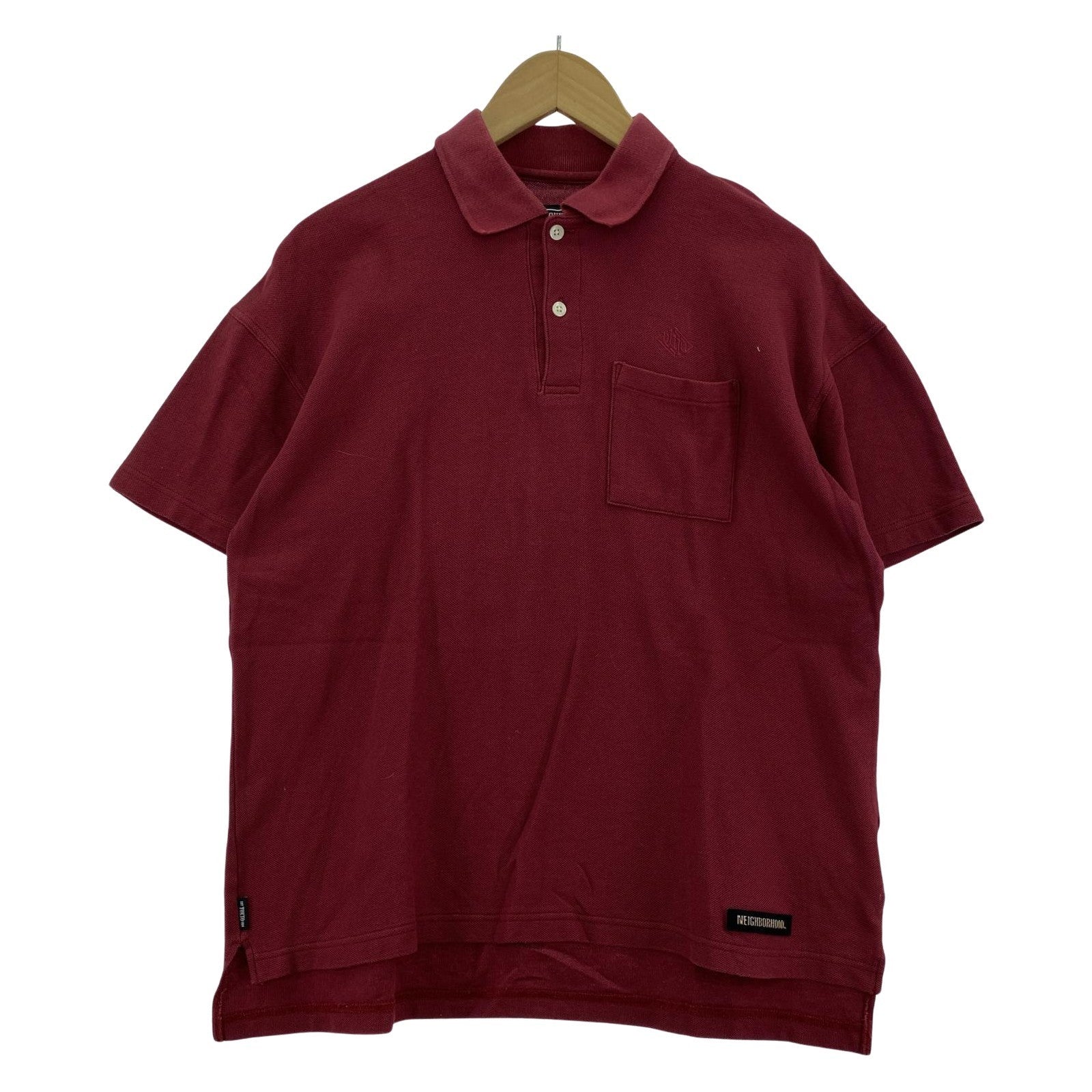 その他トップス NEIGHBORHOOD LOGIC C-POLO S/S S ワインレッド