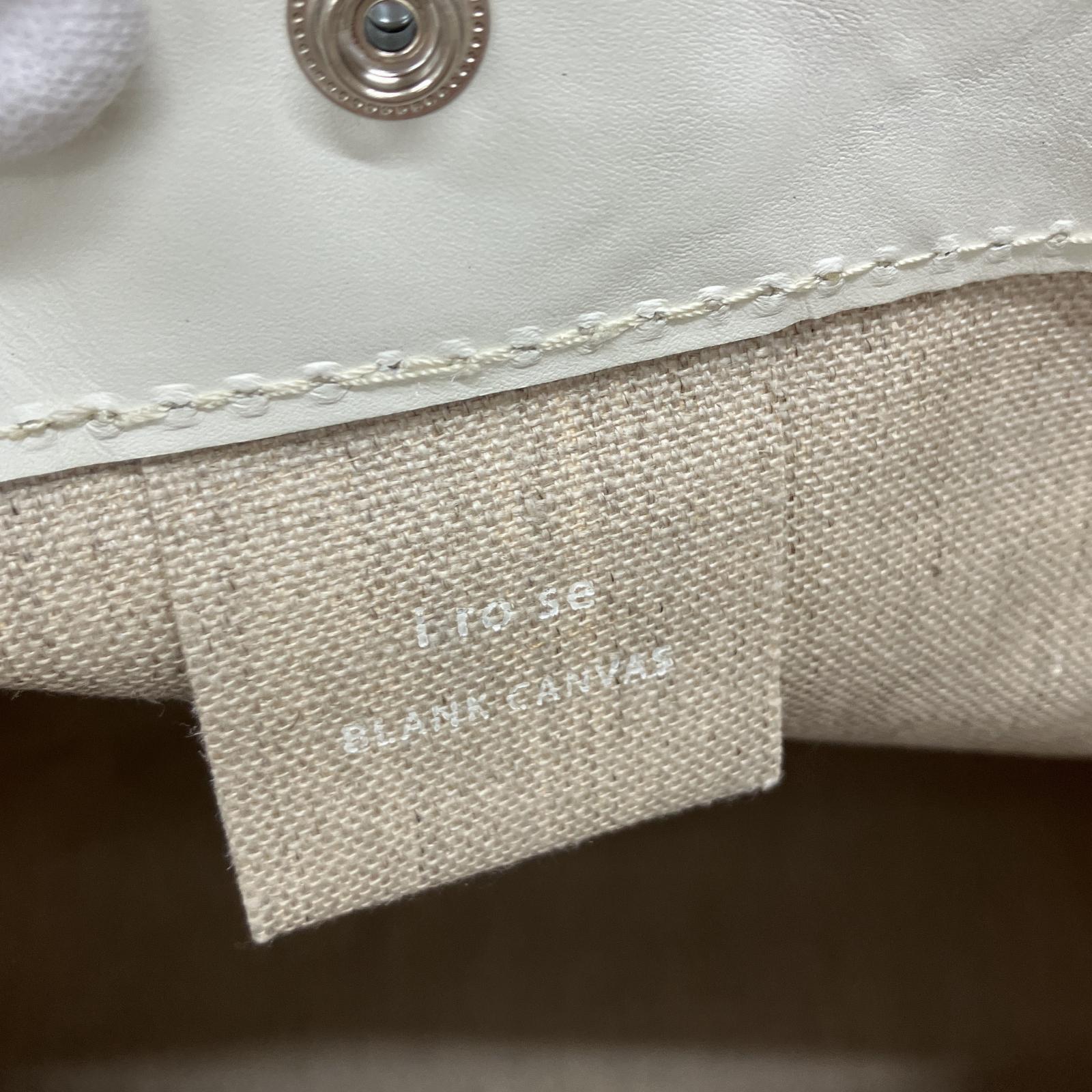 その他バッグ irose BLANK CANVAS TOTE 白 ホワイト