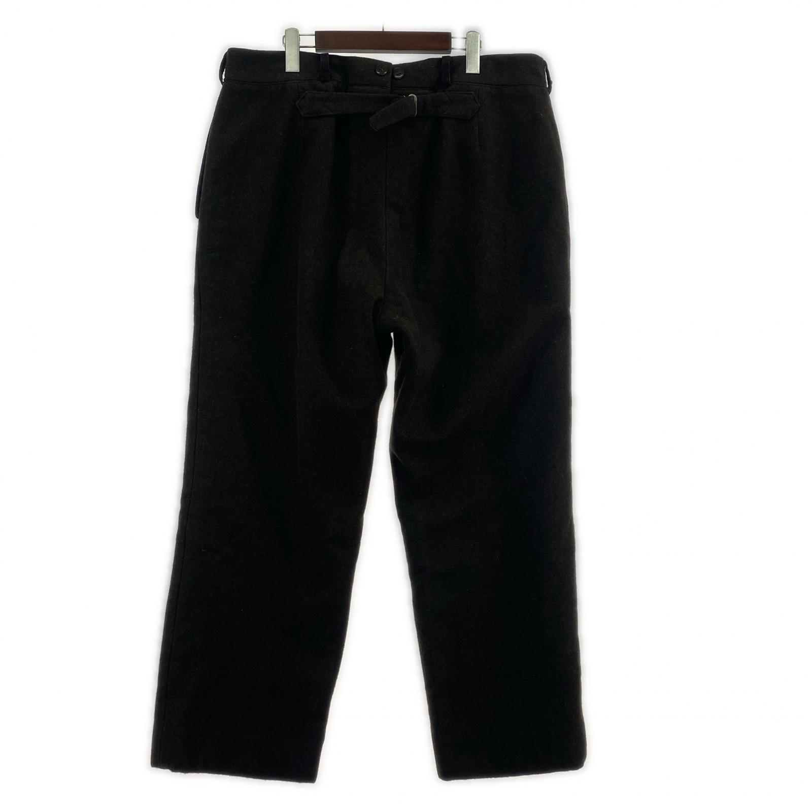 その他ボトムス OLD・VINTAGE シンチバック ウールスラックス ブラウン ブラウン