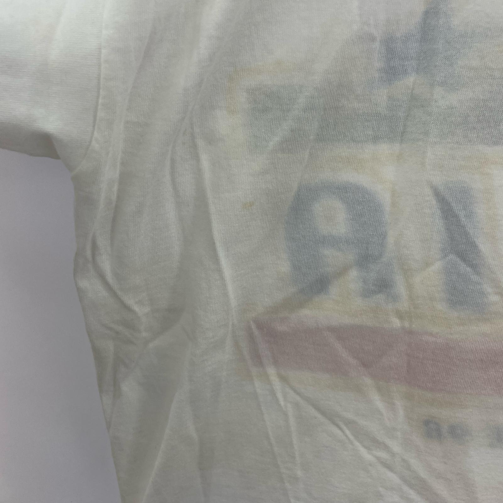 その他トップス FILA 98年 USA製 イタリア代表 S/SプリントTee 白 M ホワイト