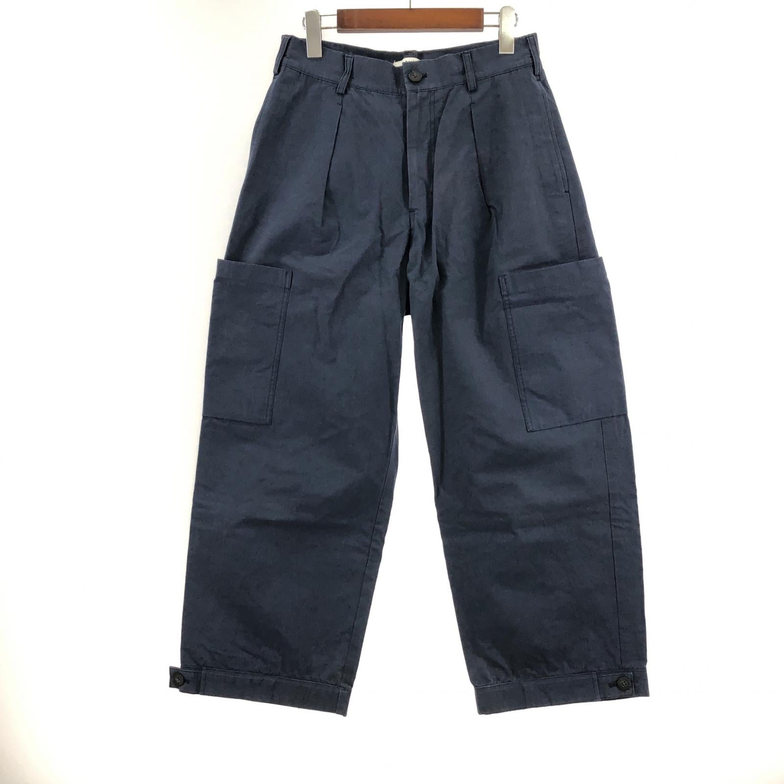 その他ボトムス kontor ADJUSTABLE WORK PANTS タックワークパンツ 1 紺 KON-PT04211 1