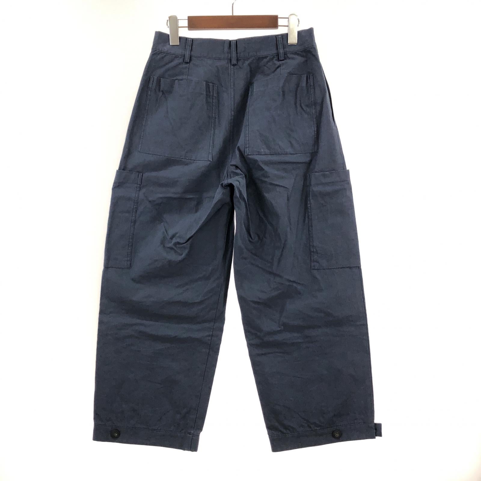 その他ボトムス kontor ADJUSTABLE WORK PANTS タックワークパンツ 1 紺 KON-PT04211 1