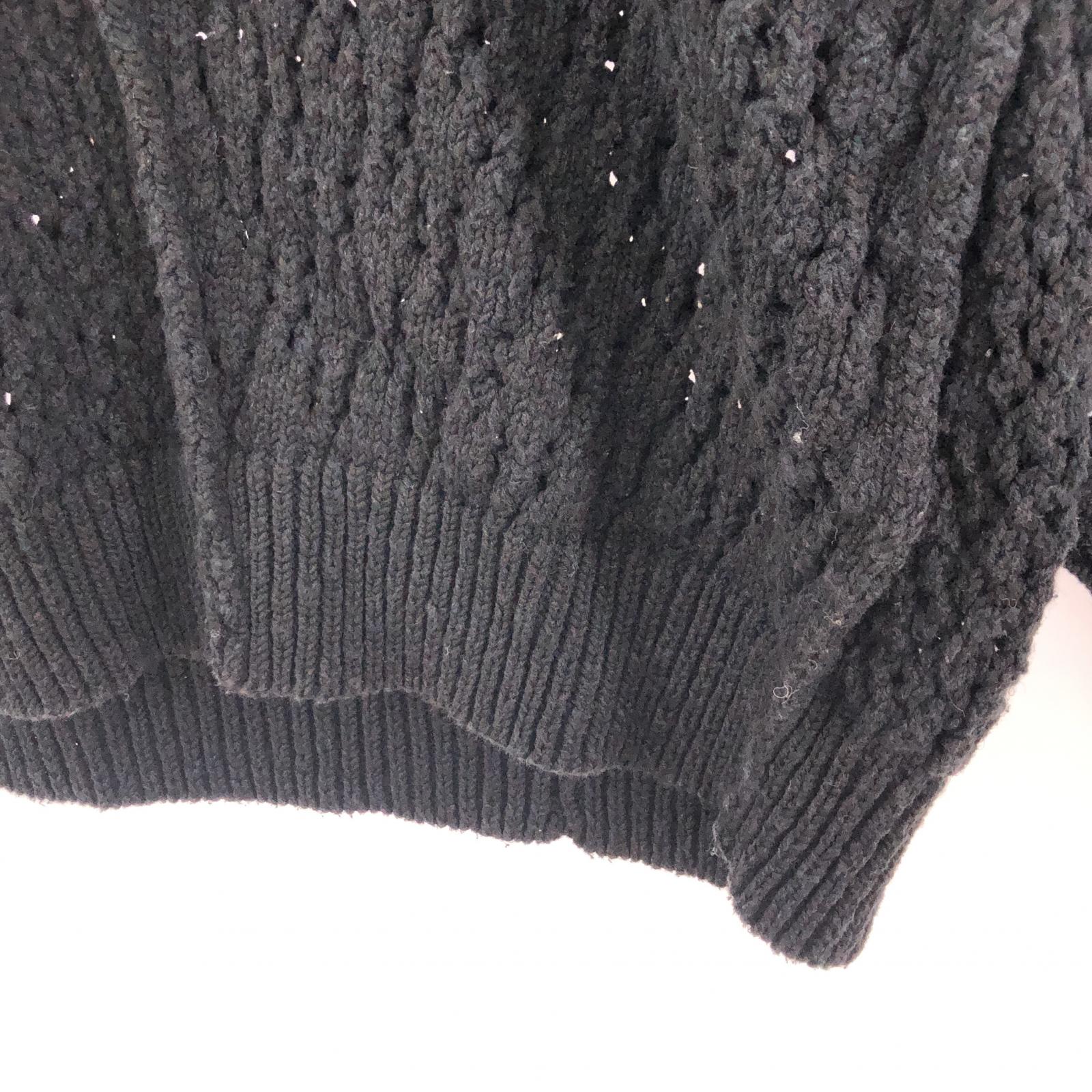 その他トップス CLANE ニットカットソー 黒 1 ブラック