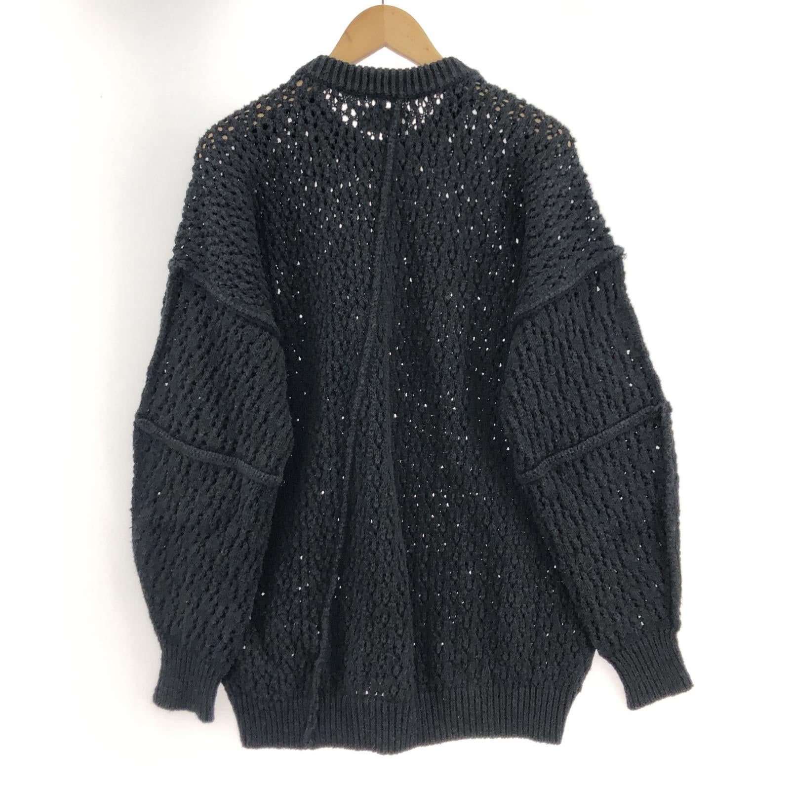 その他トップス CLANE ニットカットソー 黒 1 ブラック