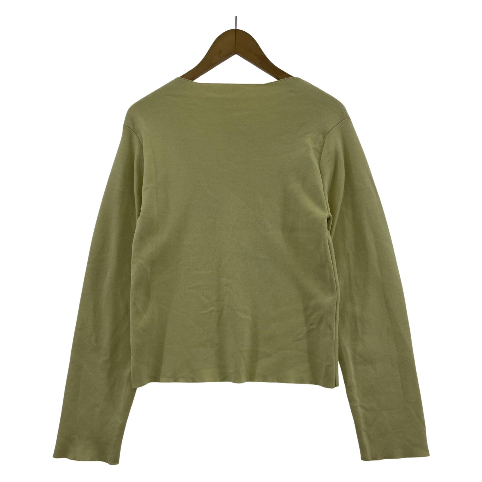 その他トップス AURALEE WOOL SUPER HIGH GAUGE SMOOTH KNIT BOAT NECK A20AP03WW グリーン 0