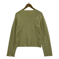 その他トップス AURALEE WOOL SUPER HIGH GAUGE SMOOTH KNIT BOAT NECK A20AP03WW グリーン 0