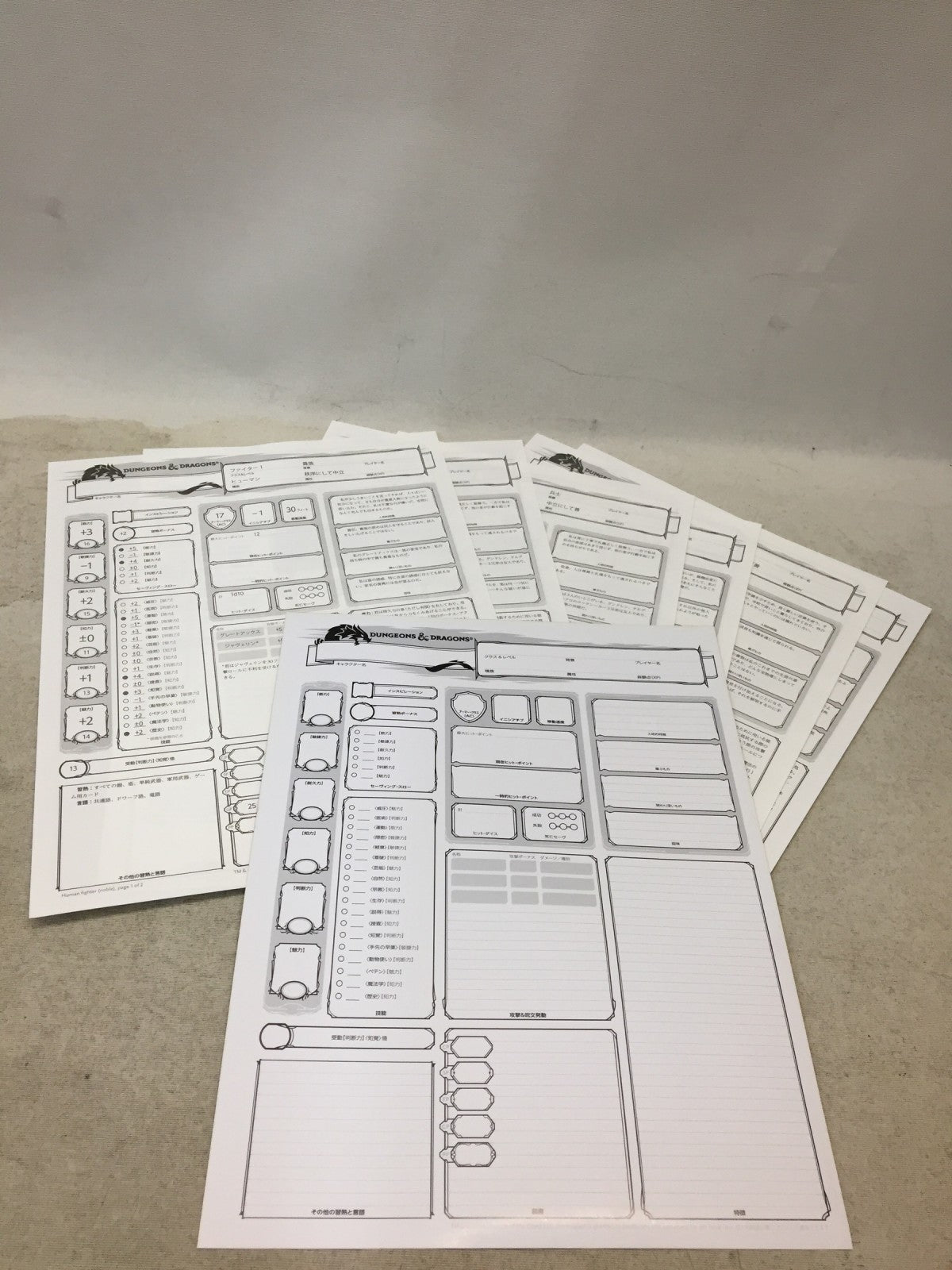 D&D スターター・セット その他小物