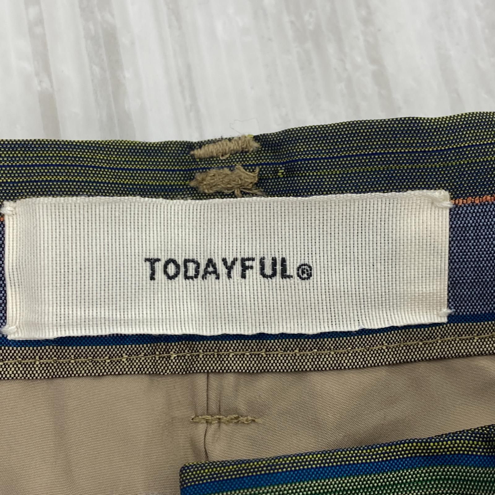 その他ボトムス TODAYFUL ストライプジャガードパンツ/36 36