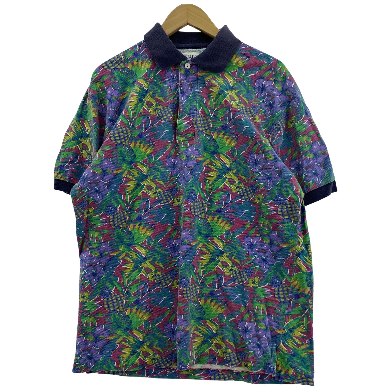 その他トップス CHAPS RALPH LAUREN ボタニカル柄ポロシ M