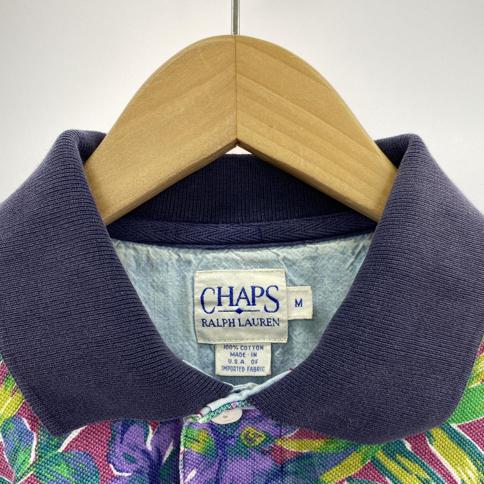 その他トップス CHAPS RALPH LAUREN ボタニカル柄ポロシ M