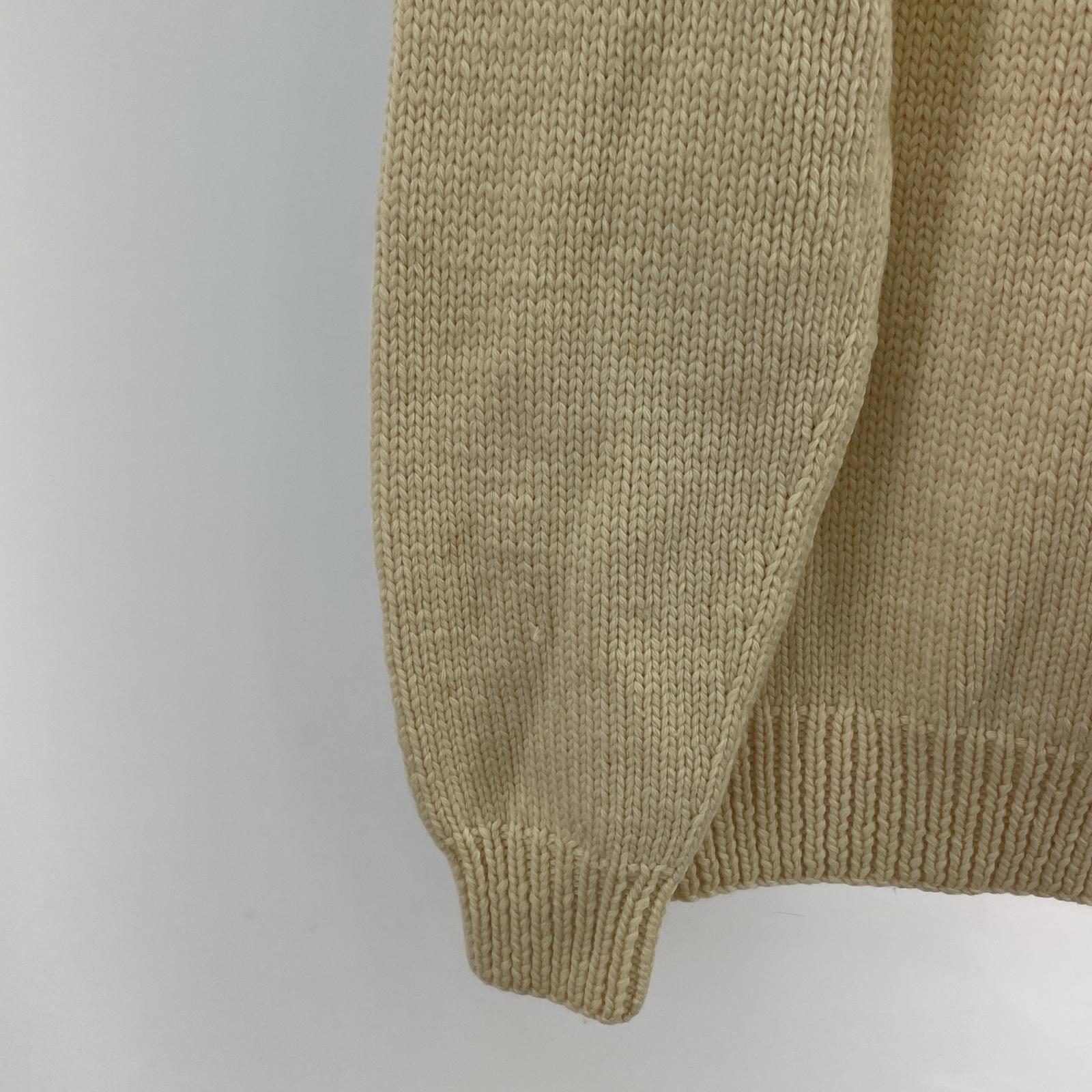 その他トップス COMOLI ハンドクルーネックニット 2 2 ベージュ