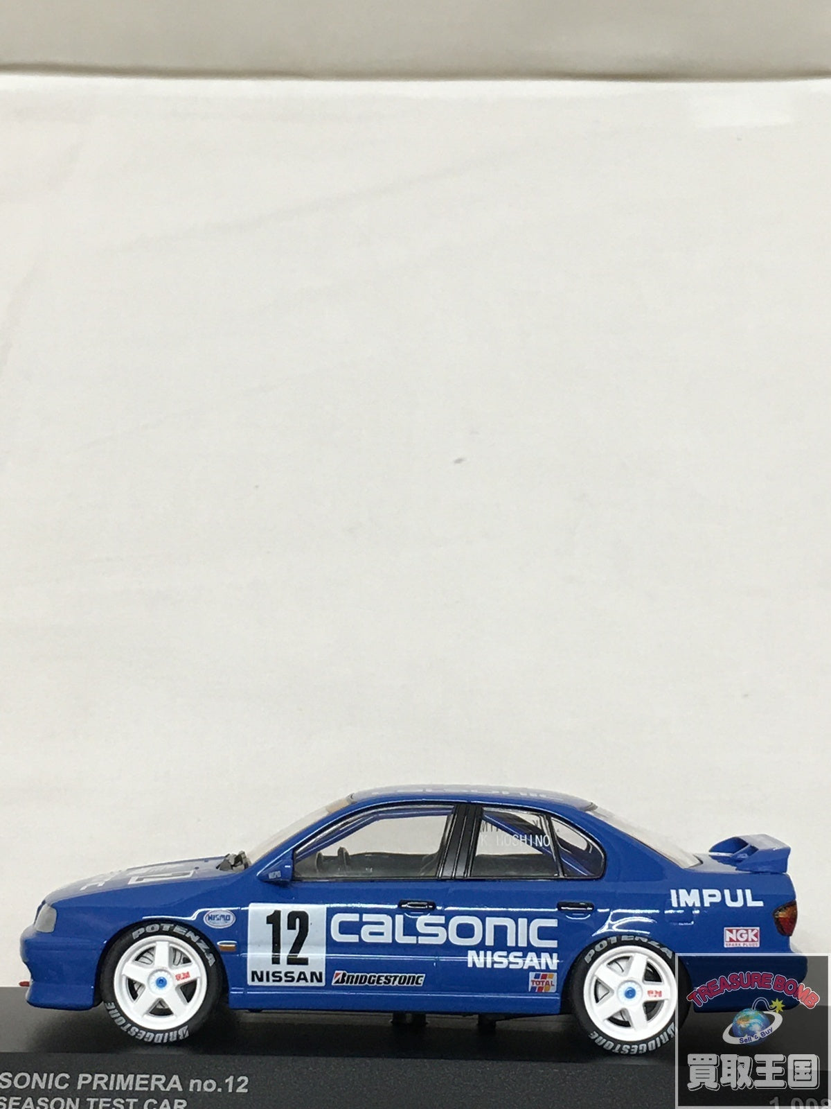 京商1/43 カルソニック プリメーラ テストカー スケールカー