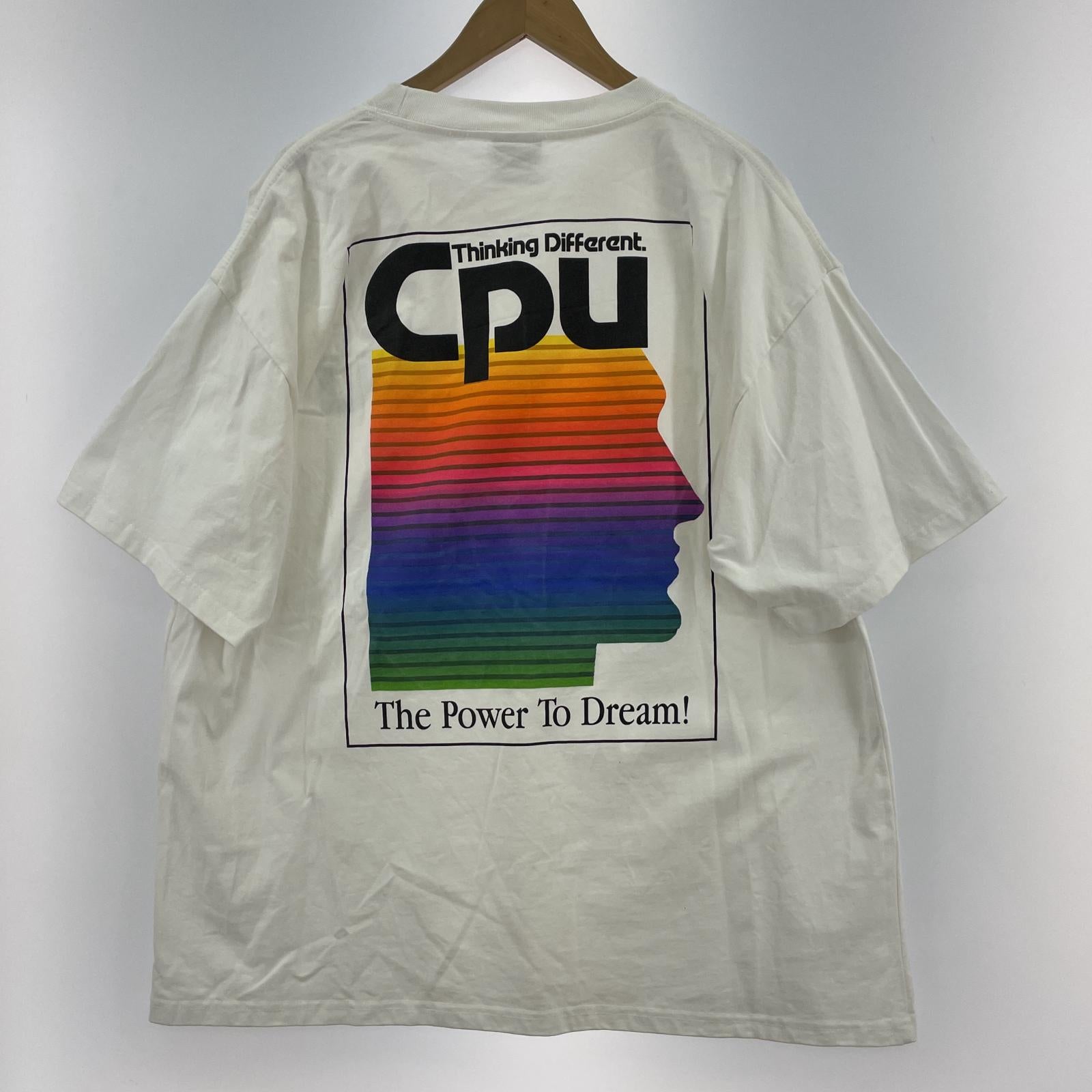 その他トップス Thinking Different CPU プリントTee XL ホワイト ホワイト