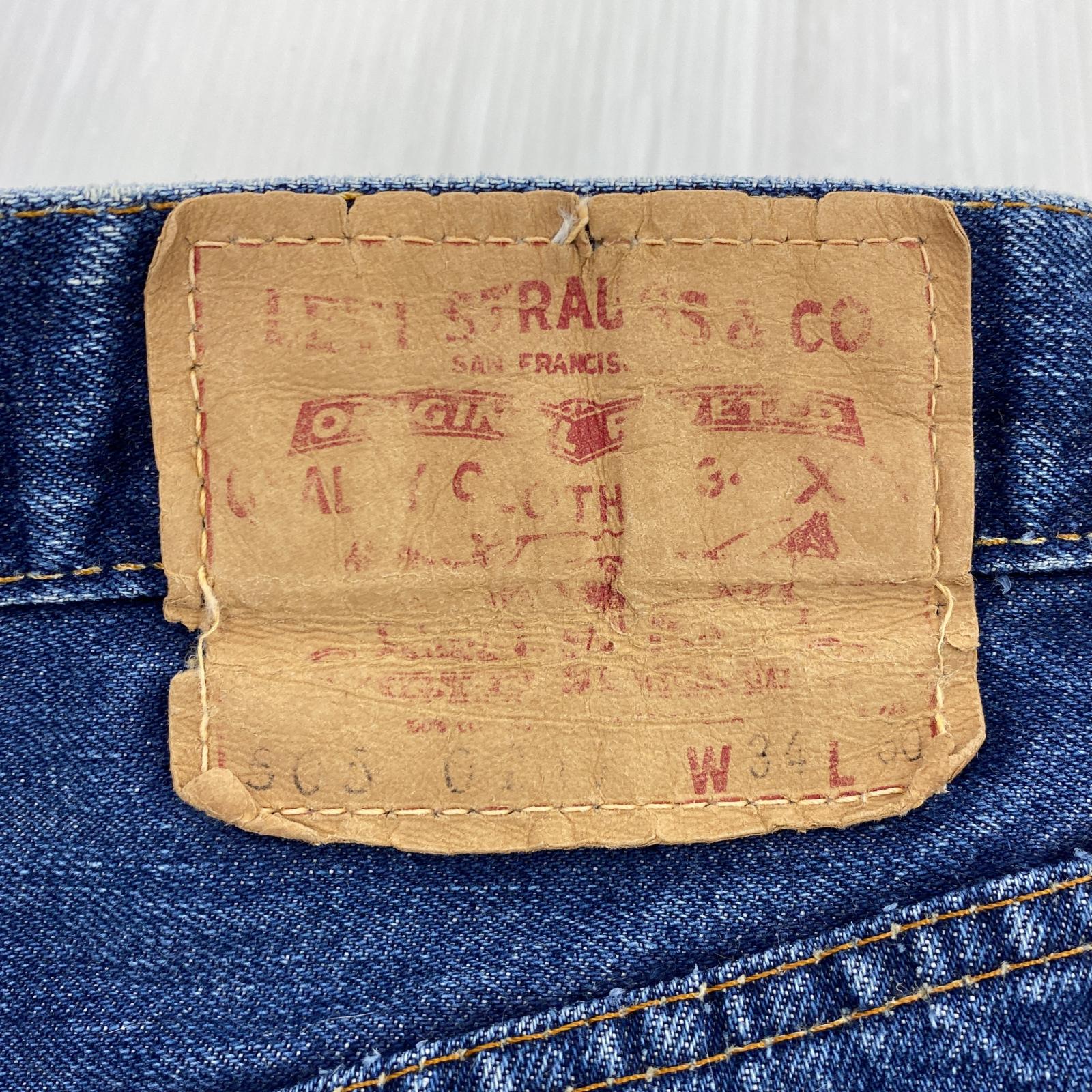 その他ボトムス Levi's 505 ~70s BIG E カットオフ 34/30 ブルー