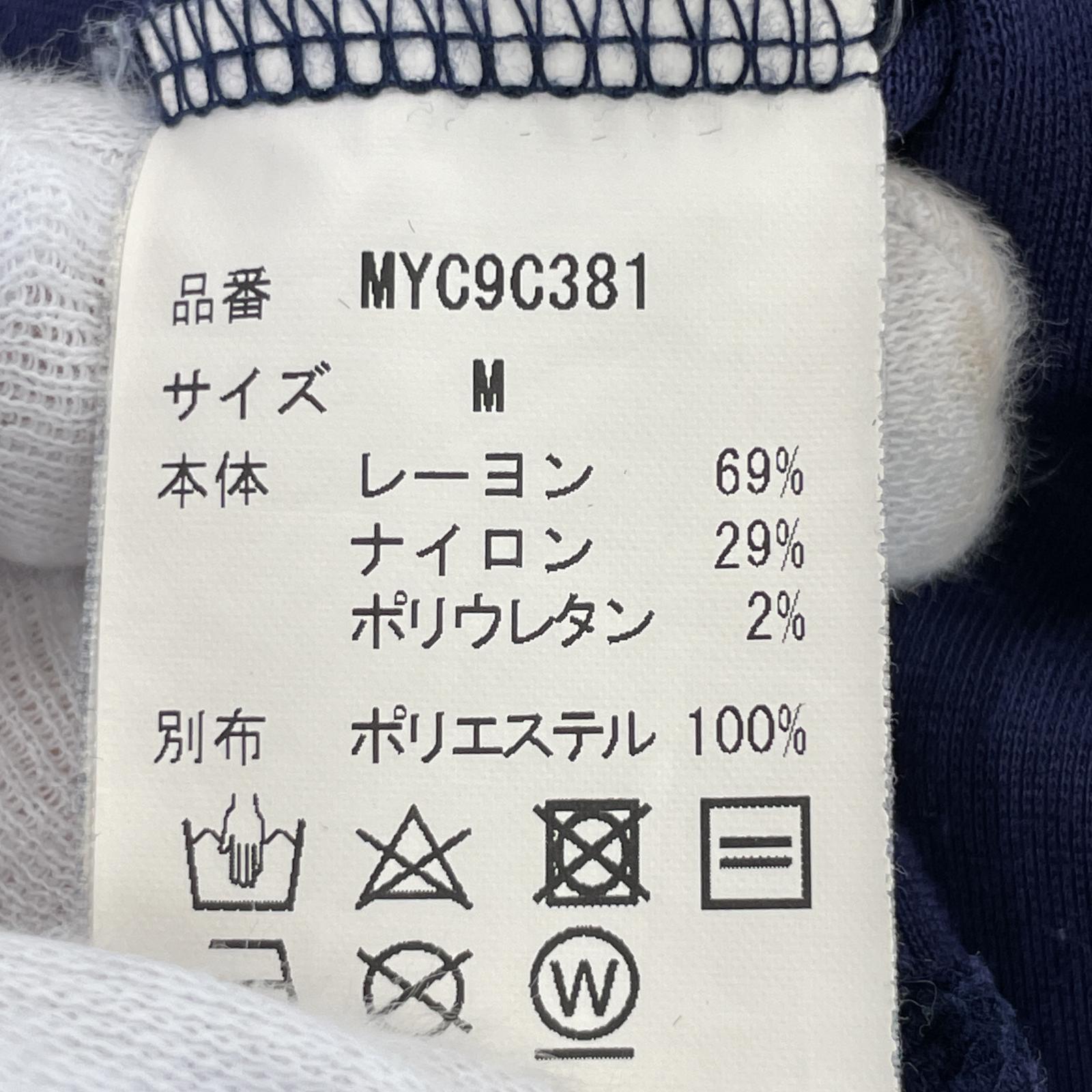 その他トップス Myne サイドラインS/Sカットソー(M) M ネイビー