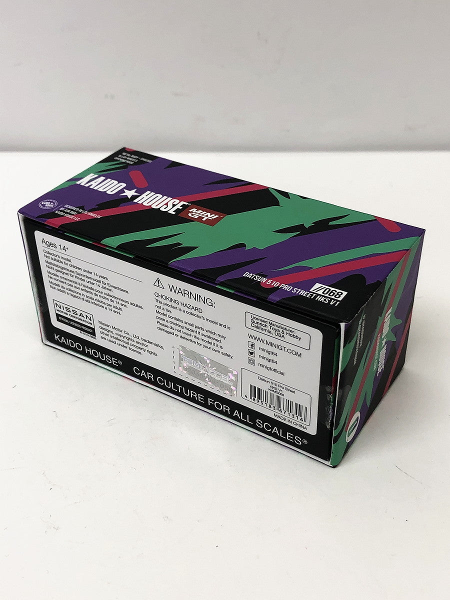 ★ダットサン 510 プロストリート HKS V1 ブラックグリーン 限定版 1/64 ミニカーその他