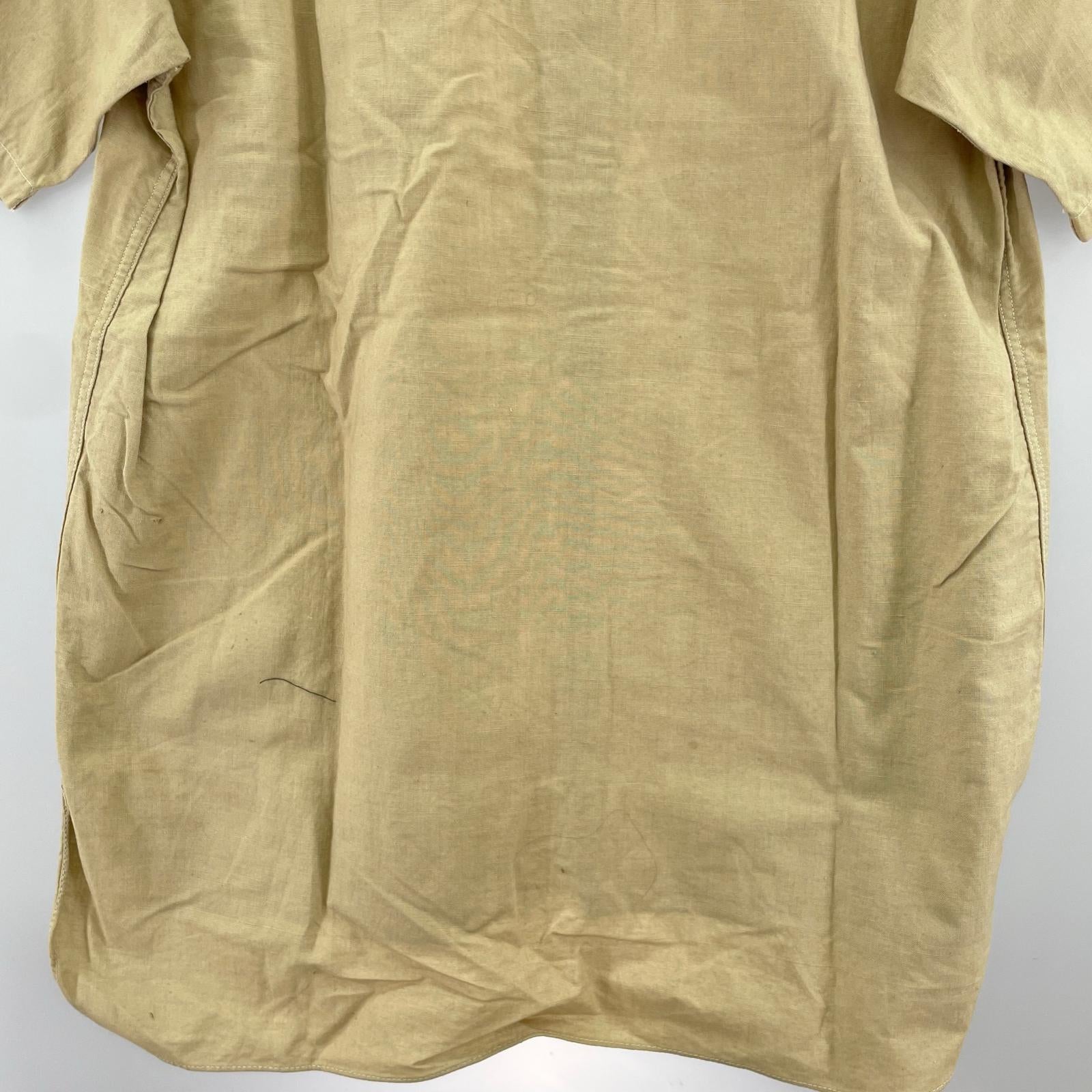 長袖シャツ 40‐50s Alroy S/S pullover shirts M BEG M ベージュ