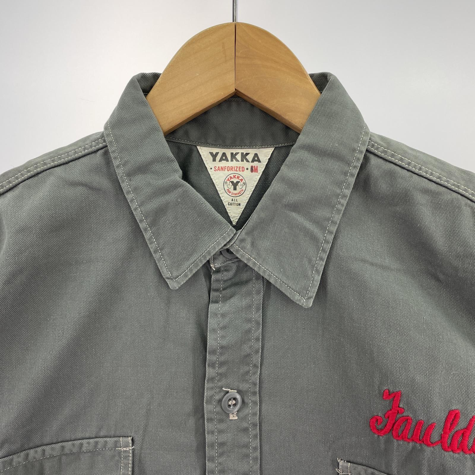 長袖シャツ 70s YAKKA s/s work shirts グレー グレー