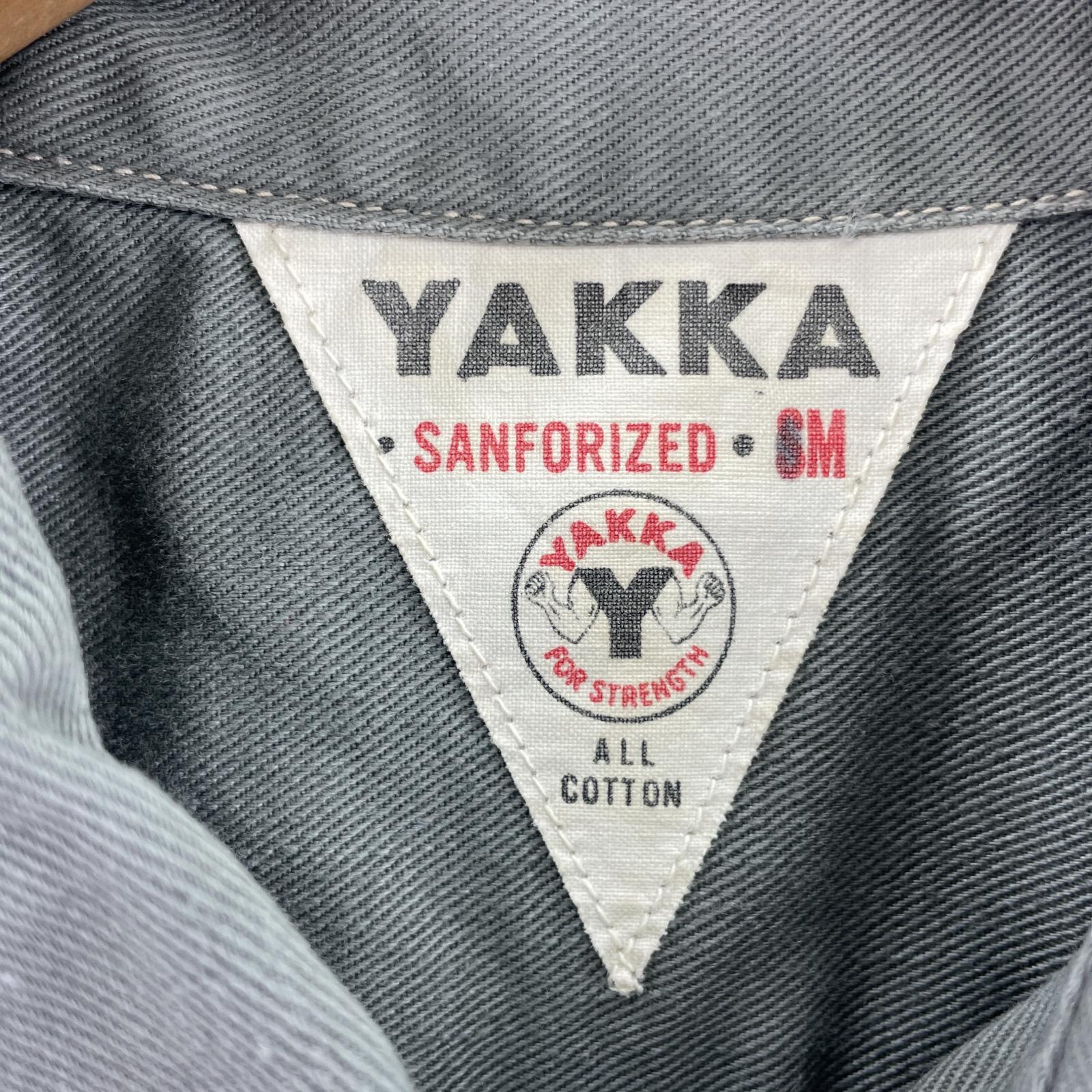 長袖シャツ 70s YAKKA s/s work shirts グレー グレー