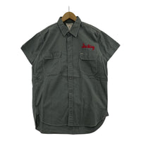 長袖シャツ 70s YAKKA s/s work shirts グレー グレー