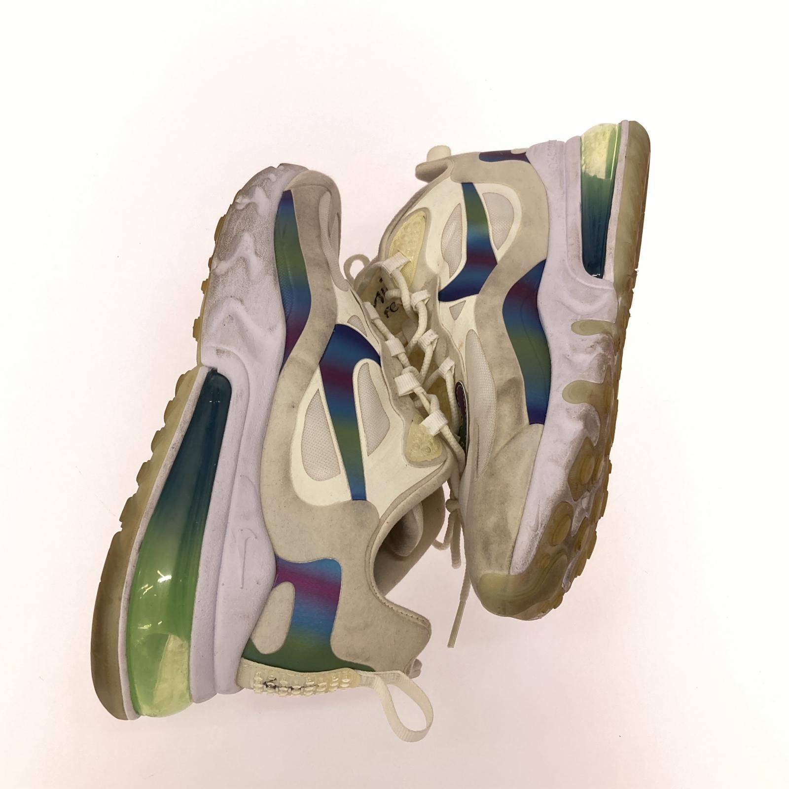 スニーカー NIKE AIR MAX 270 REACT BUBBLE PACK (27.5cm) ホワイト 27cm (US9 UK8 1/2 EU44) ホワイト