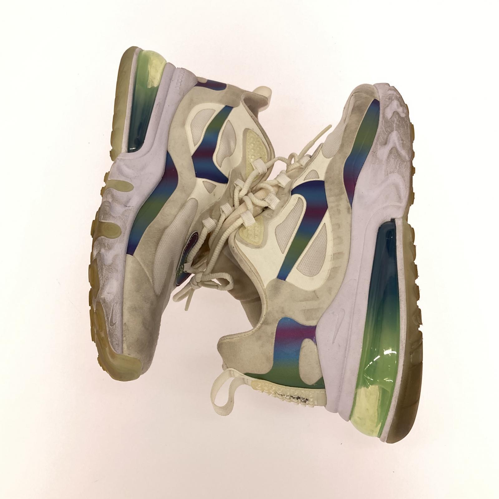 スニーカー NIKE AIR MAX 270 REACT BUBBLE PACK (27.5cm) ホワイト 27cm (US9 UK8 1/2 EU44) ホワイト
