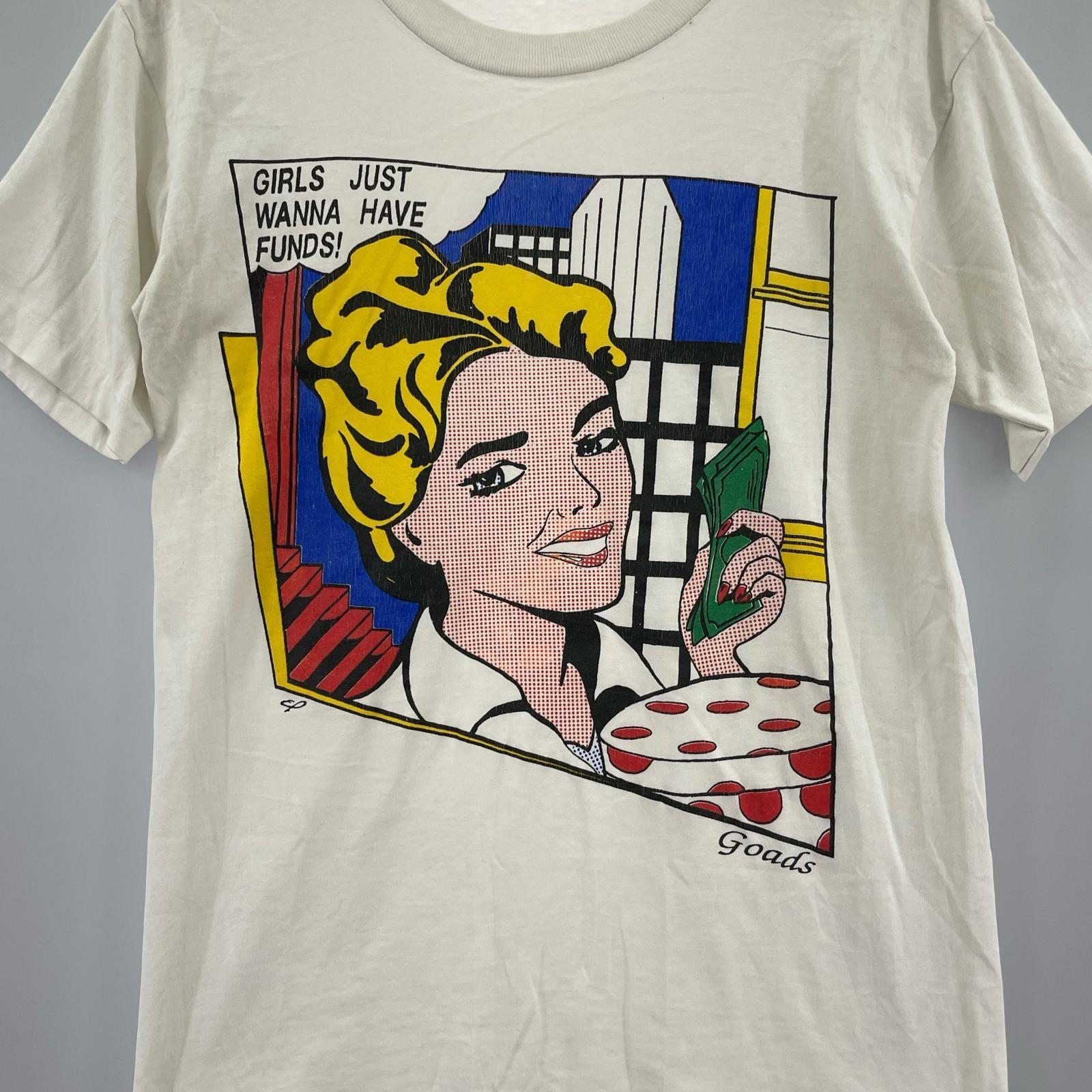 その他トップス 80s頃 american comicgirls tee WHT ホワイト