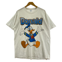 半袖Tシャツ 90s Disney Donald tee L WHT L ホワイト