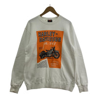 その他トップス 90s Harley Davidson sweatshirts 白 M M ホワイト
