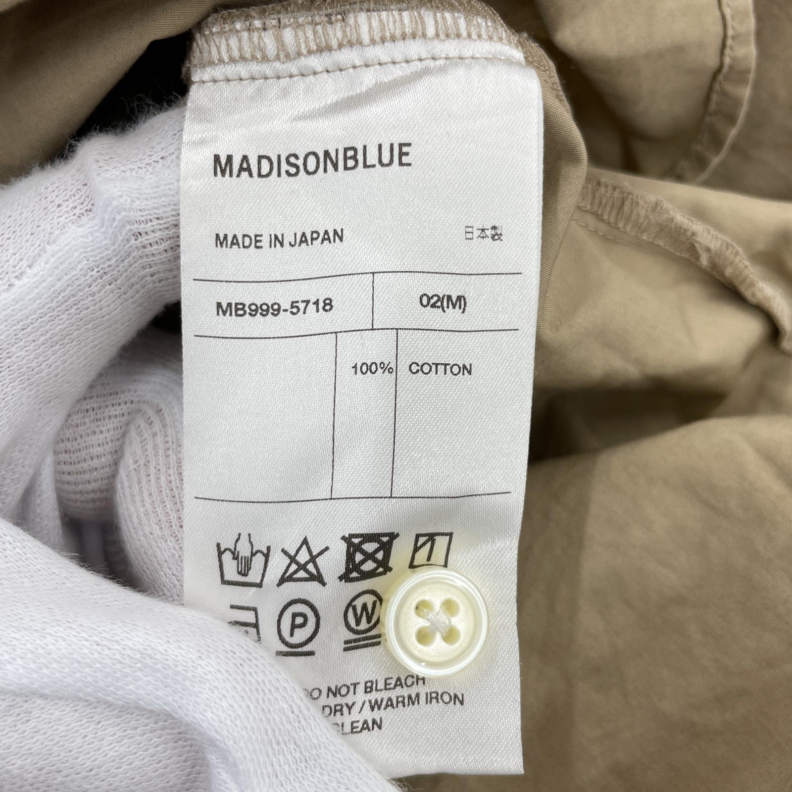 長袖シャツ MADISONBLUE J.BRADLEY SHIRT ベージュ M ベージュ