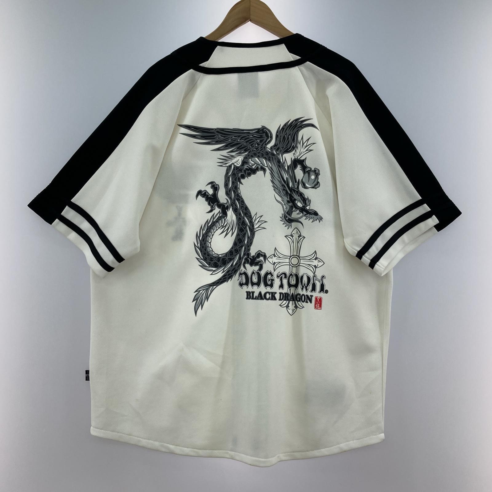 長袖シャツ DOG TOWN 黒龍 ベースボールシャツ