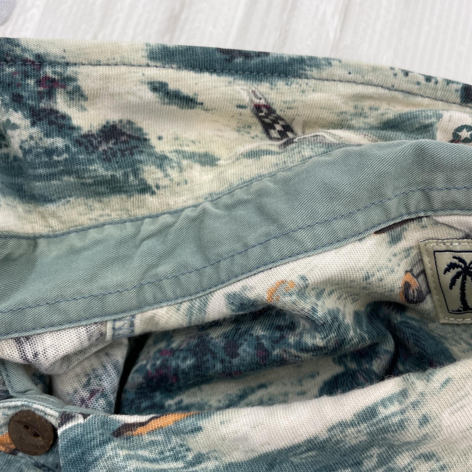 長袖シャツ RRL KNIT HAWAIIAN SHIRTS L 782 L グリーン