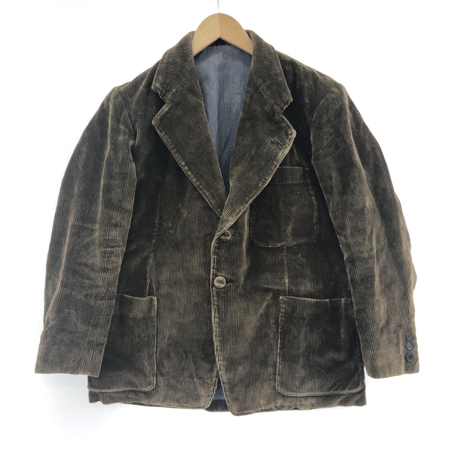 その他アウター 30s~ FRENCH VINTAGE 動物ボタン コーデュロイジャケット - ブラウン ブラウン