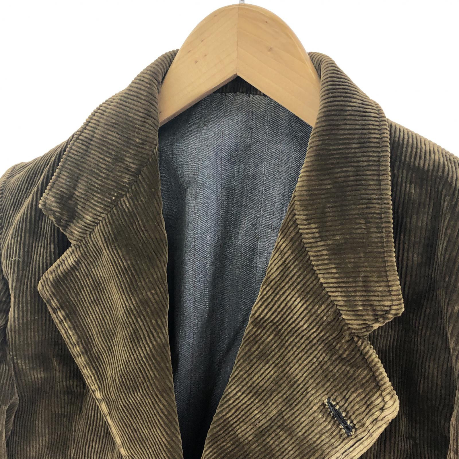 その他アウター 30s~ FRENCH VINTAGE 動物ボタン コーデュロイジャケット - ブラウン ブラウン