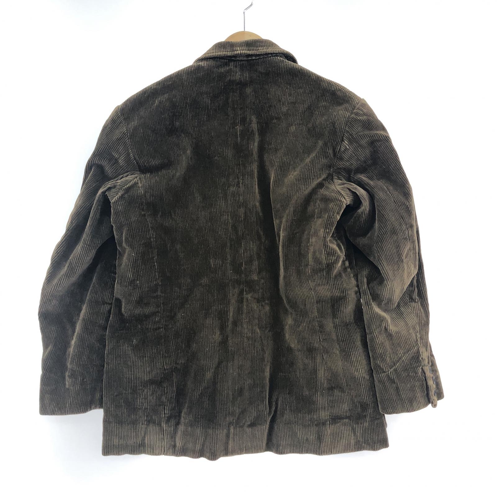 その他アウター 30s~ FRENCH VINTAGE 動物ボタン コーデュロイジャケット - ブラウン ブラウン