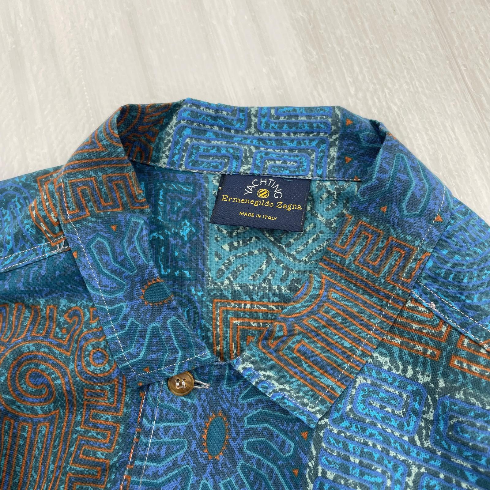長袖シャツ Ermenegildo Zegna YACHTING オール S ブルー