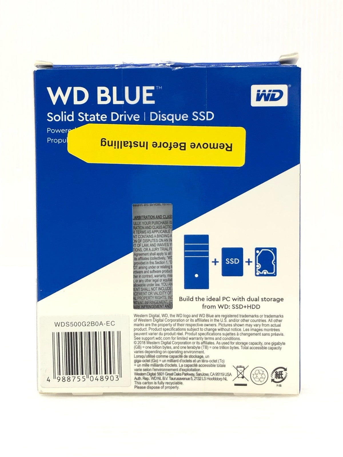Western Digital ウエスタンデジタル 内蔵SSD 500GB パソコン